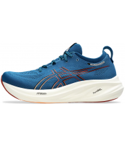 Asics Nimbus 26 Triple Black Rich Navy Faded Orange