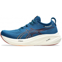 Asics Nimbus 26 Triple Black Rich Navy Faded Orange