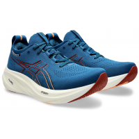 Asics Nimbus 26 Triple Black Rich Navy Faded Orange