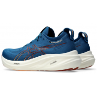 Asics Nimbus 26 Triple Black Rich Navy Faded Orange