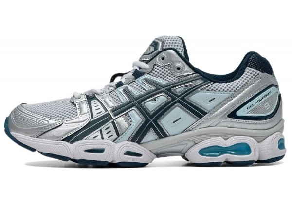 Asics Nimbus 9 Pure Silver French Blue