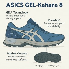 Asics Gel Kahana 8: обзор модели