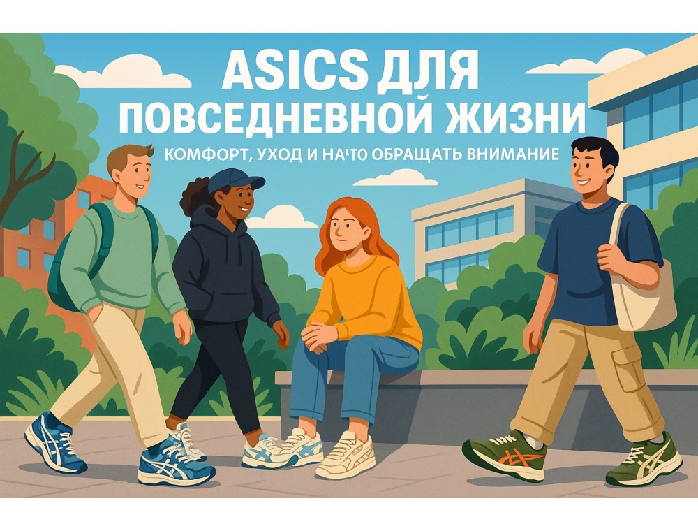 ASICS для повседневной жизни: комфорт, уход и на что обращать внимание
