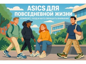 ASICS для повседневной жизни: комфорт, уход и на что обращать внимание
