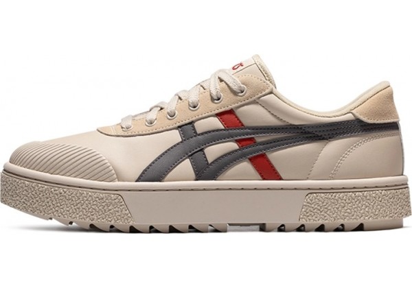 Asics Court Trail Beige Grey Red