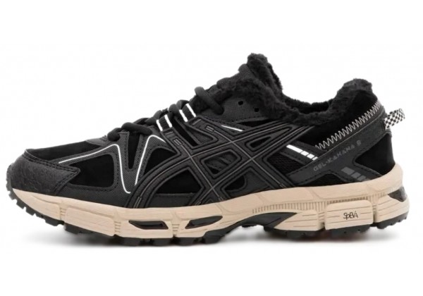 Кроссовки Asics Gel Kahana 8 Black Beige Winter Fur