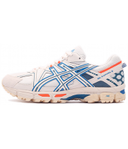 Кроссовки Asics Gel Kahana 8 White Blue Orange белые с голубым